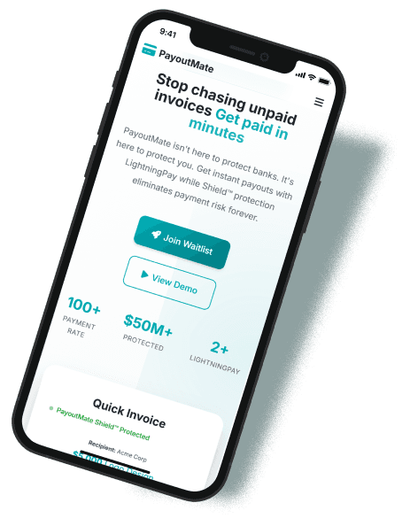 PayoutMate mobile app interface